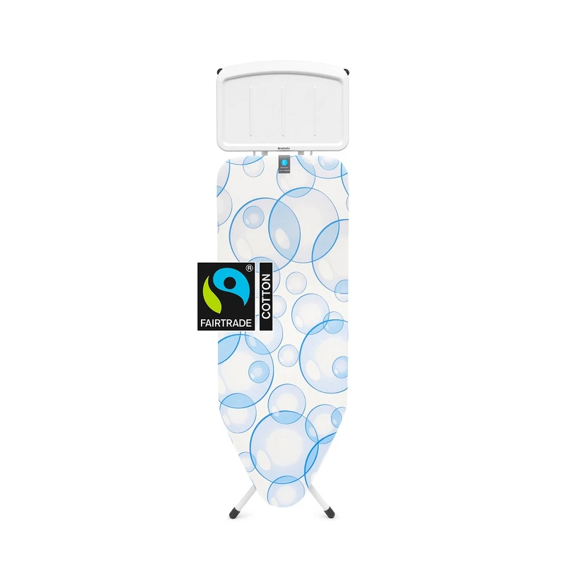Маса за гладене Brabantia C 124x45cm с поставка за парогенератор, PerfectFlow Bubbles
